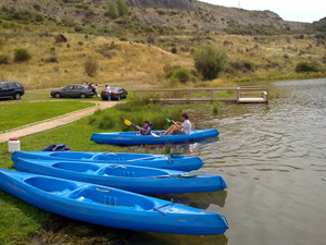 Canoas en León Embalse de Selgas